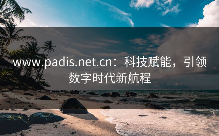 www.padis.net.cn：科技赋能，引领数字时代新航程